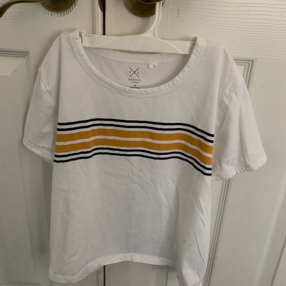 stripped crop top